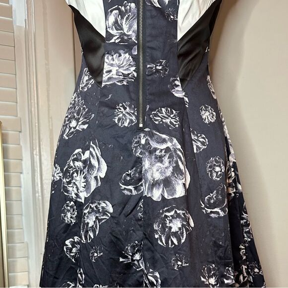 Prabal Gurung Floral A-Line Dress Size 8 - Picture 6 of 11